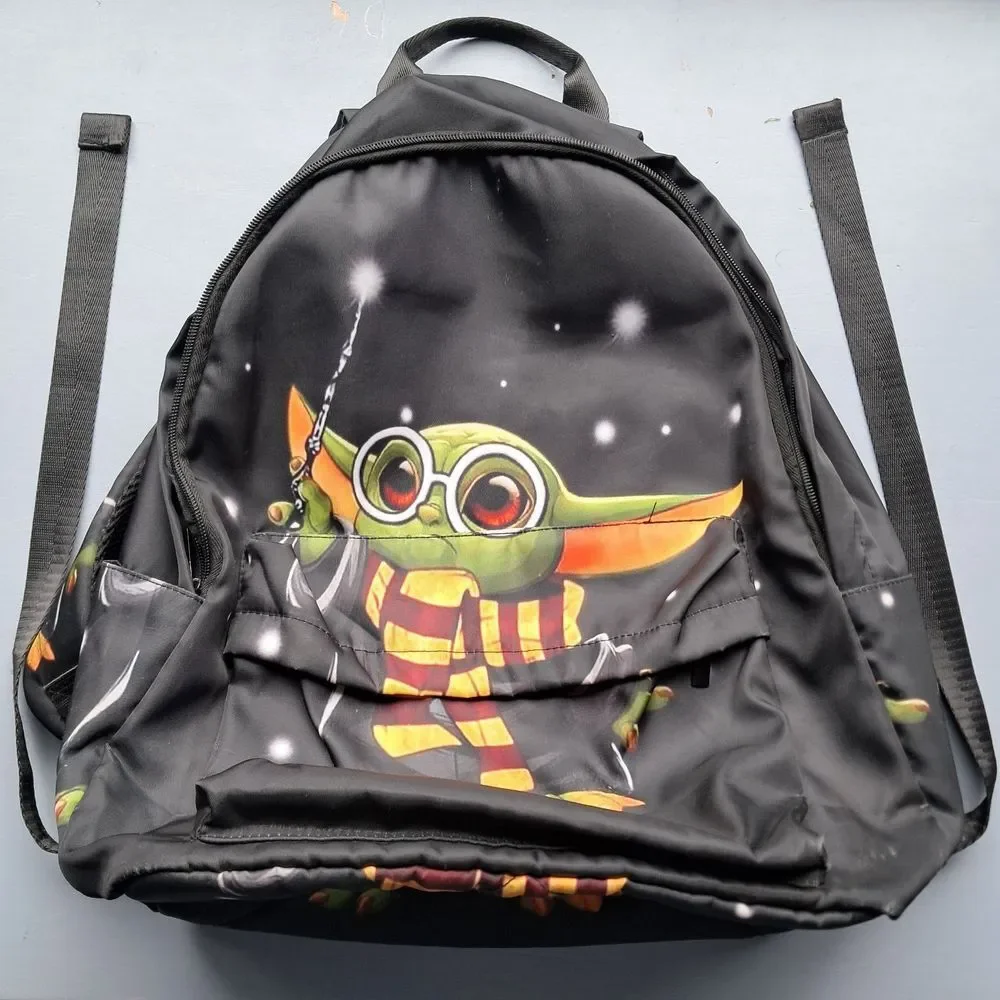 Harry‎ Potter Yoda Backpack School Laptop Magic Wand